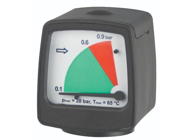 Diff. pressure gauge, Size 1-11 Aertech trykkluftfilter 
