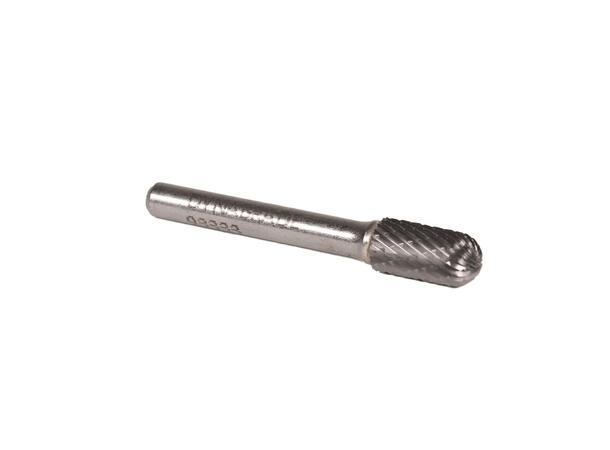 Carbide Burr Cylinder Radiused End Stamme 1/4" (6mm) 