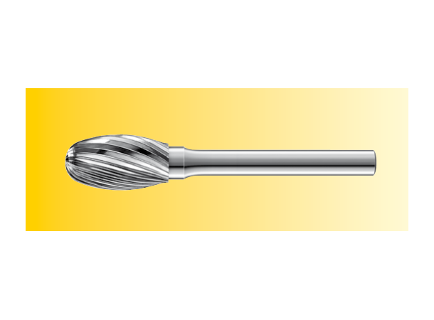 Carbide burr, ø8mm head, cut 1 Alufil Hardmetallfil 6mm stamme - L 59mm 