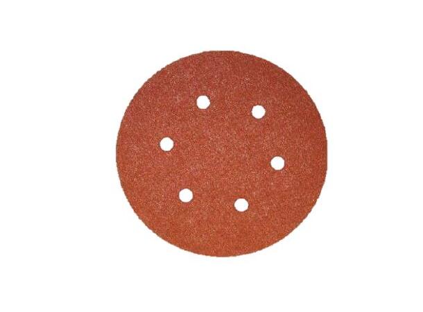 Sliperondell, 150mm, 80korning Hookit, 6 hulls   pk à 100 stk 