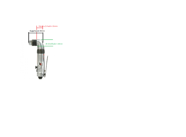 UT8860R-1/2" Vinkeldrill 13mm Reversibel UT-8860R-1/2-1 