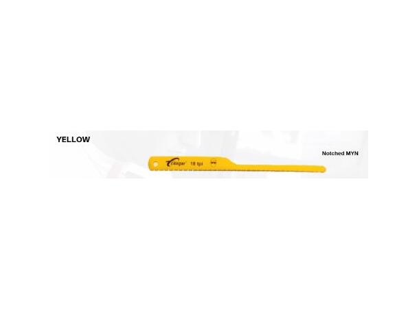 Sagblad Yellow notch 155x12x0.6mm 18 TPI - Qty of 10 (CL50, JP901, PL905)