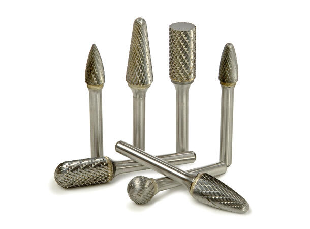 Filsett, roterende filer, 6mm, 10 stk 