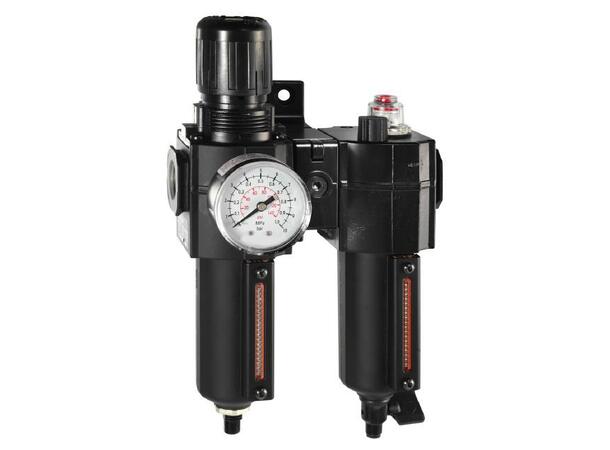 CP Filter, regulator og oljesmører Inkl manometer, maks 17bar, 1/2" gjenger