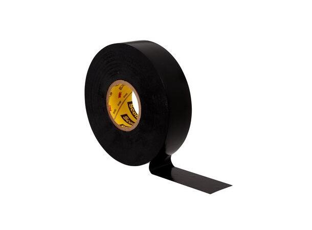 Universaltape 33+ Gummi, 19mmx20m - Sort 