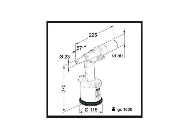 RAC 210 poptang FAR blindnagletang - 