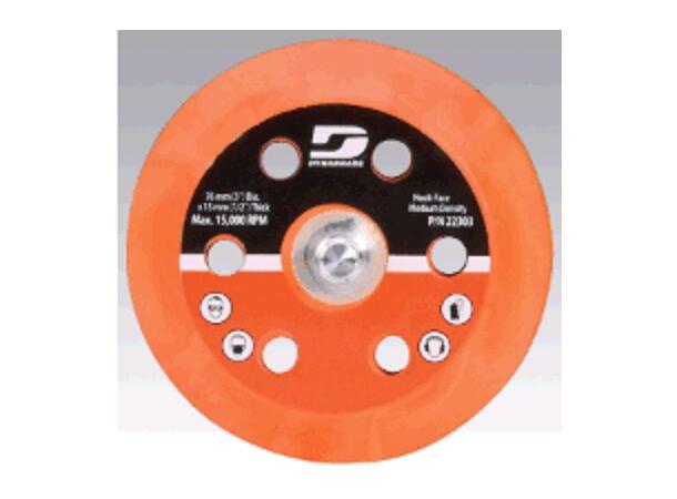 76mm (3") HiVac, Hook-Face Disc Pad Long nap, Spindle Thread 5/16" X 24