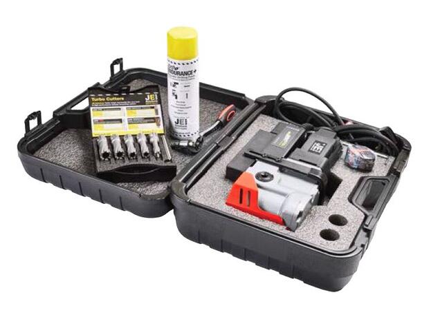 LP35P Magnetbormaskin JEI, sett m/bor Elektrisk 110 eller 240V 