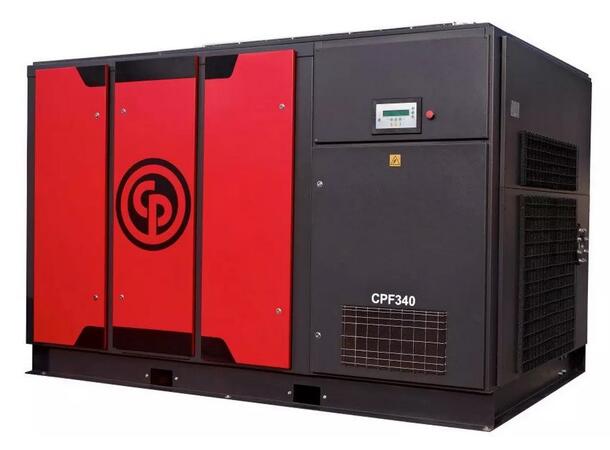 CPF340 A 8 400 50 oljesmurt on/off CP Skruekompressor 250kw, 8 bar,400V/3f