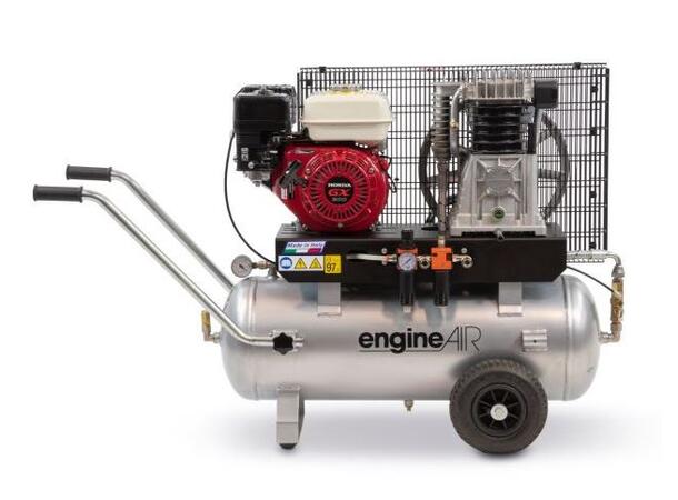 CP 9/50 RB EngineAIR Stempelkompressor Bensindrevet kompressor, 9HK 