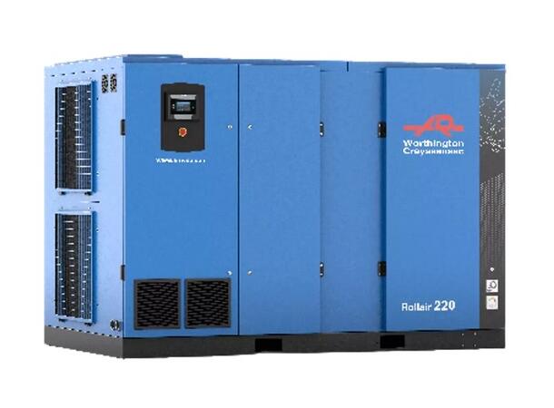 RLR 220 V PM vannkjølt m/ IE4 motor Worthington  160kw, 8,5bar, 400V/3f