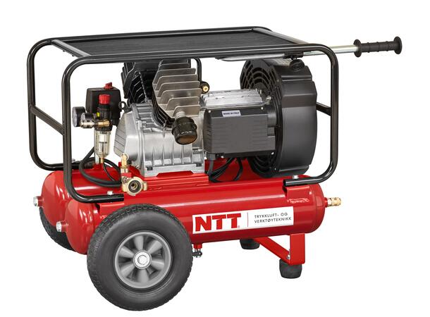 NTT 322 DS 3 HK Stempelkompressor Kompressor med hjul, to tanker, 2,2kw