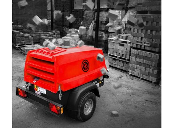 CP transportabel dieseldrevet kompressor 5,0m3/min 10bar 