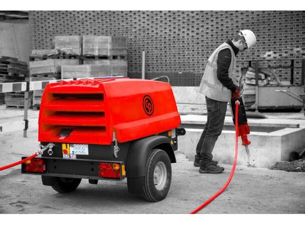 CP transportabel dieseldrevet kompressor 5,0m3/min 10bar 