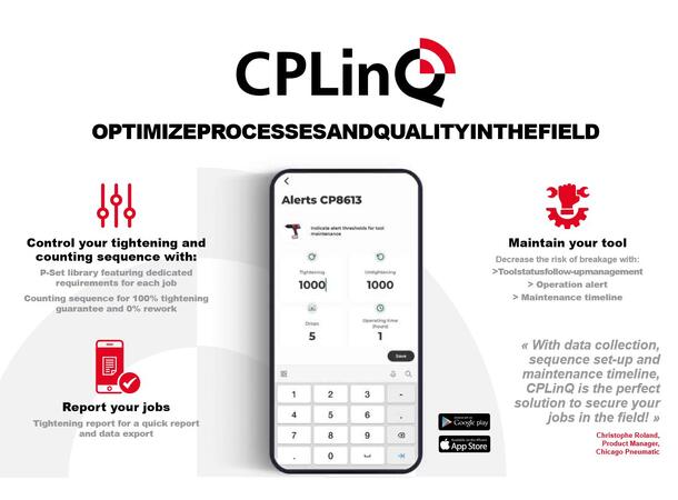 CP8613 momenttrekker batteridrift 3/4" firk 300-1300Nm standalone 