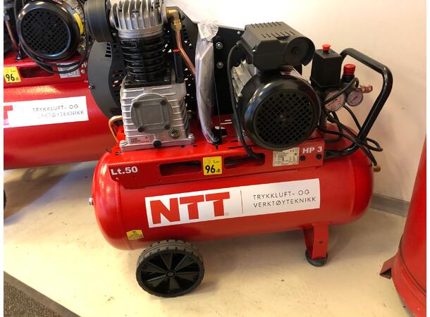NTT 350 RS 3HK Stempelkompressor Kompressor med hjul, reimdrift 