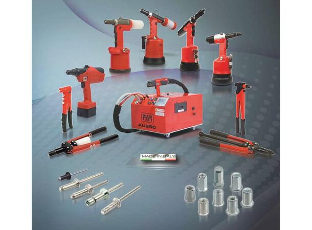 KJ73 Hydropneumatisk tang for gjengeinns FAR mutterinnsatser M4-M12 