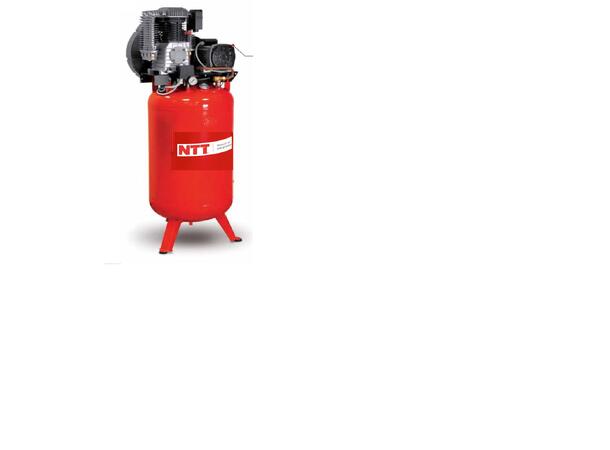 Stempelkompressor, 5,5hk 400V vertikal VERTIKAL Med reimdrift, stasjonær, 4,1kw