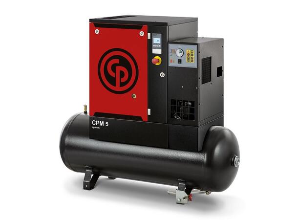 CPM 7,5/10 D 230/50K 200 C CE CP Skruekompressor 5,5kw,10bar, 230V
