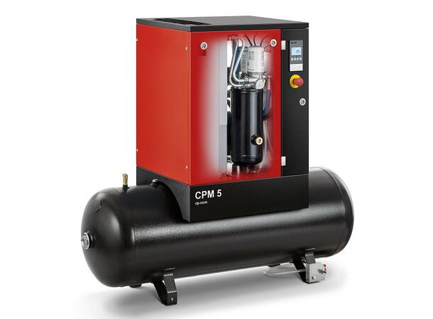 CPM 7,5/8 400/50K 200 C CE Y-D start CP Skruekompressor 5,5kw,8bar, 400V/3fas